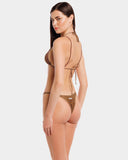 ALMA SLIP LUREX MARRONE