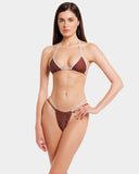 IRIS TOP POIS MARRONE