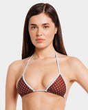 IRIS TOP POIS MARRONE