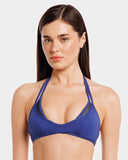 REA TOP TULLE  BLU