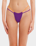 DANA SLIP BORDATO VIOLA