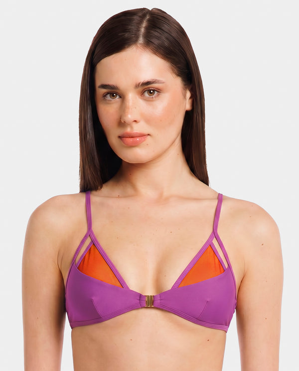 REA TOP TULLE VIOLA