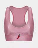 PLUNGE T-BACK BRA ROSA
