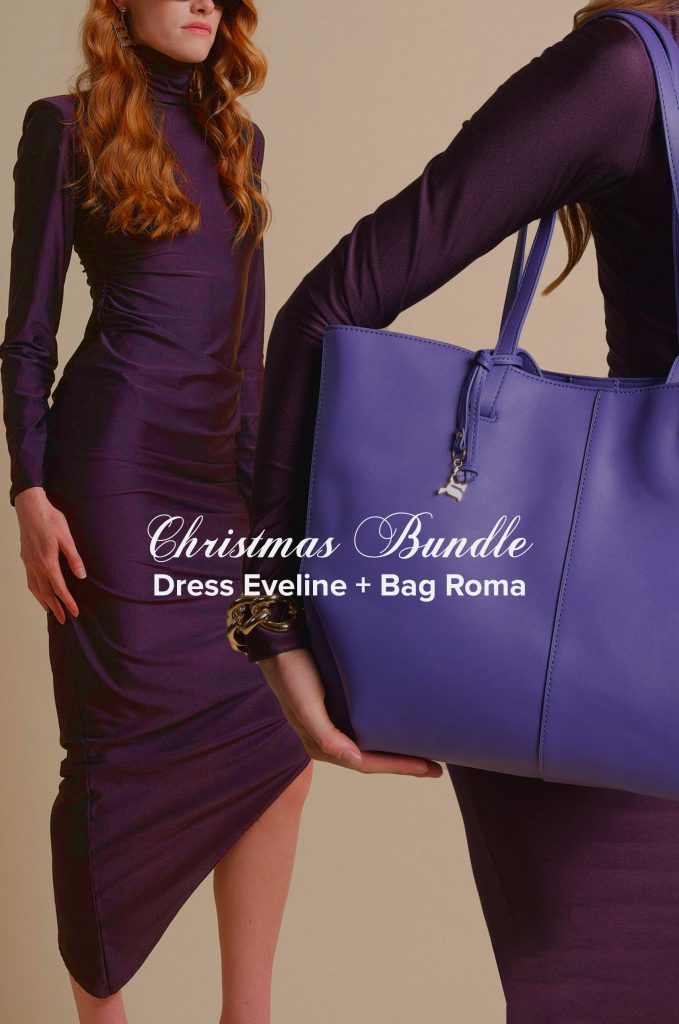 [BUNDLE] Dress Eveline + Bag Roma